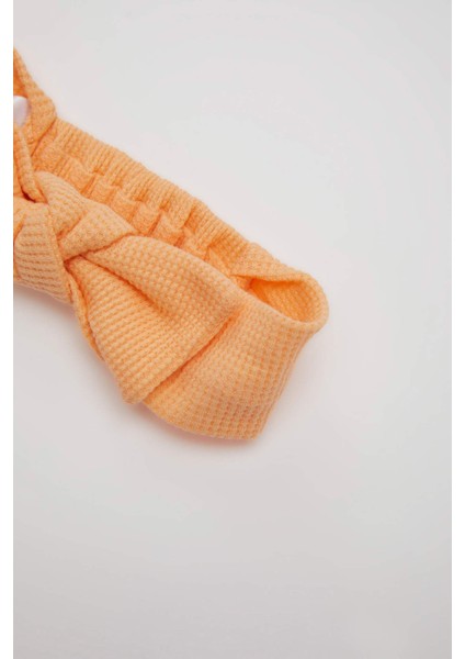 Kız Bebek 2'li Takım Waffle Kolsuz Tulum Bandana C9490A524SM