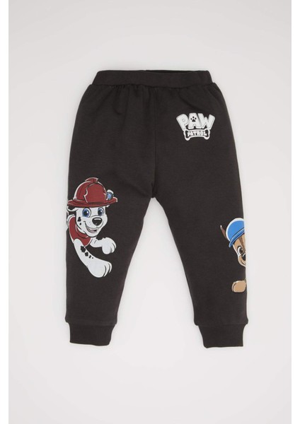 Erkek Bebek 2'li Takım Paw Patrol Bisiklet Yaka Sweatshirt Beli Lastikli Jogger Eşofman Altı D1889A524AU