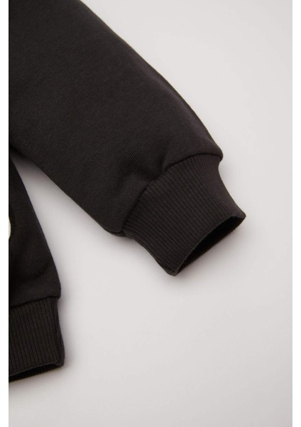 Erkek Bebek 2'li Takım Paw Patrol Bisiklet Yaka Sweatshirt Beli Lastikli Jogger Eşofman Altı D1889A524AU