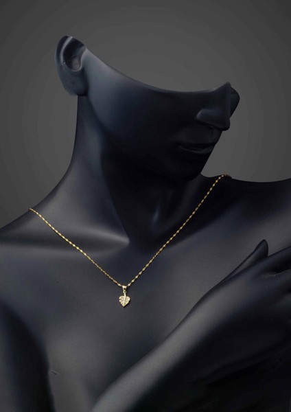 Yapraklı Minimal 14 Ayar Altın Kolye fırsatları
