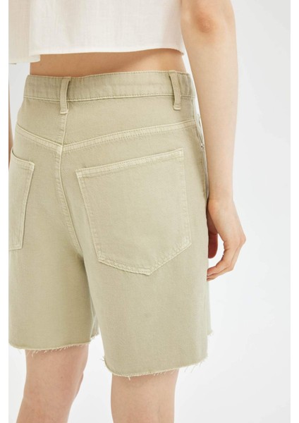 Coool Regular Fit Normal Bel Kısa Paça Gabardin Şort D0964AX24SM