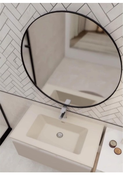 Zenıth 80 Etajerli Antrasit Granit Banyo Lavabosu 80X45 fiyatları