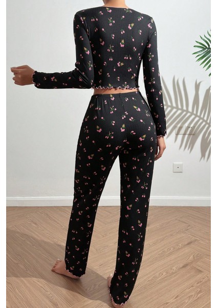 Baskılı Özel Kumaş Pijama Takımı fiyatları