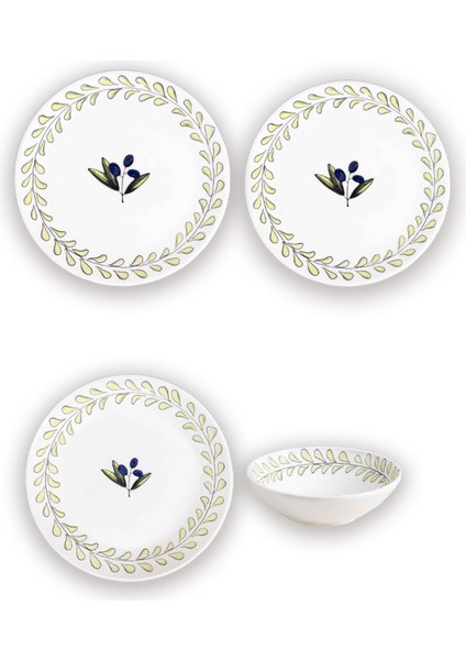Olivos 6 Kişilik Yemek Takımı 24 Parça Set 2