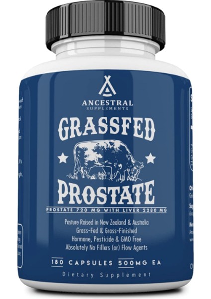 Grass Fed Beef Pros Tate For Men With Liver, 3000MG, 180 Capsules.abd