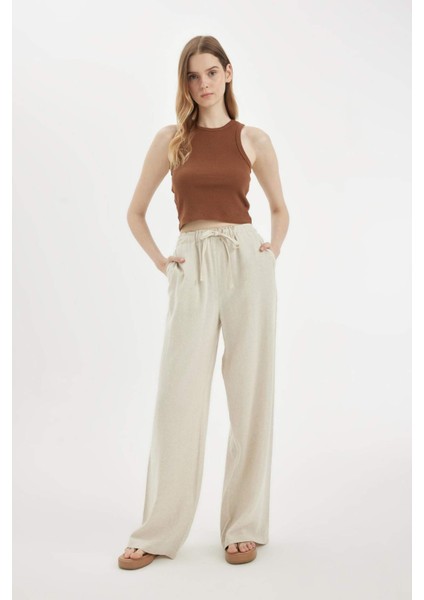 Fitted Halter Yaka Fitilli Kaşkorse Basic Düz Atlet U0357AZ24SM
