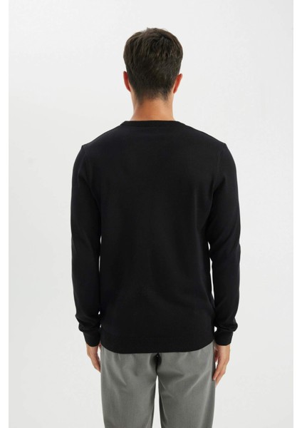 Regular Fit Bisiklet Yaka Triko Kazak A5268AX24AU