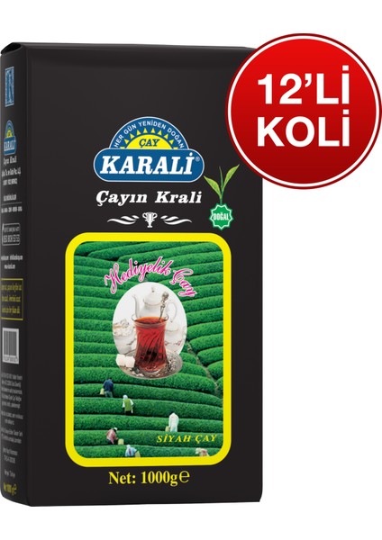 Karali Hediyelik Çay 1kg x 12 Adet