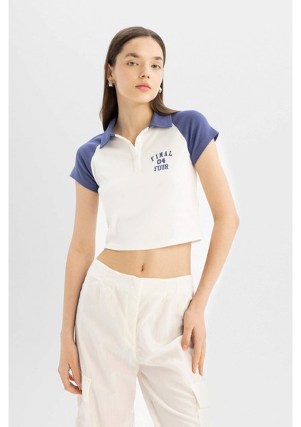 Coool Fitted Baskılı Kısa Kollu Tişört D1093AX24SM