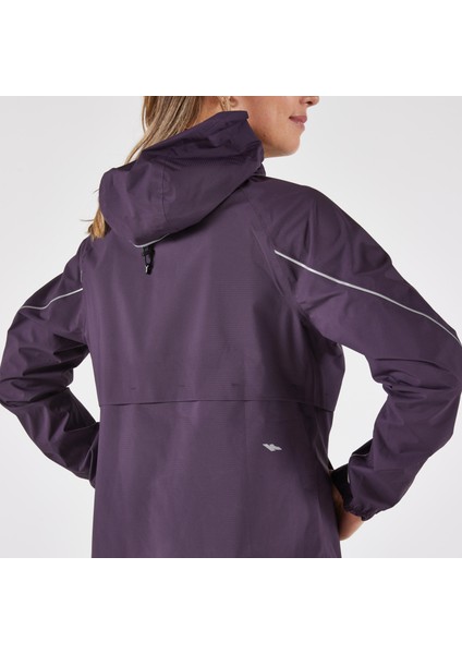 Kiprun Kadın Koşu/arazi Koşusu Yağmurluğu - Mor - Kiprun Run 500 indirimleri