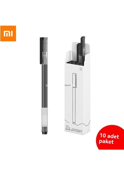 Juneng Write 0.5mm Jel Kalem Seti Öğrenci Ofisi Imza Kalemi 10 Paket (Yurt Dışından)