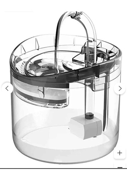 RENETİC Kedi Köpek Için Şeffaf Otomatik Su Pınarı Su Çeşmesi Su Sebili fiyatları