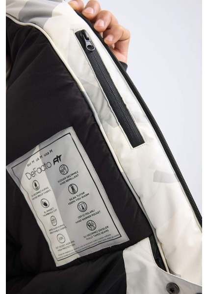 Fit Kayak Montu Su İtici Rüzgar Geçirmez Kapüşonlu Fermuarlı Ultra Korumalı A7116AX24WN