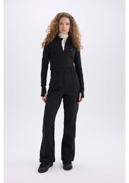 Fit Regular Fit Sporcu Cepli Softshell Kayak Pantolonu D0017AX24WN