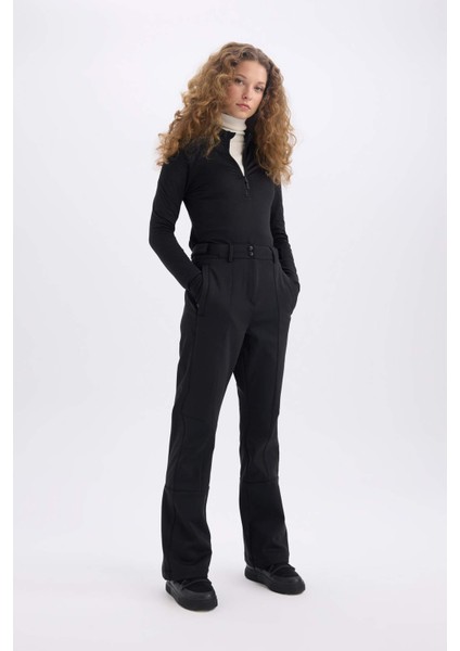 Fit Regular Fit Sporcu Cepli Softshell Kayak Pantolonu D0017AX24WN