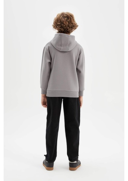 Erkek Çocuk Cepli Kapüşonlu Okul Sweatshirt C7565A824AU