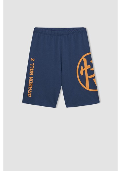 Erkek Çocuk Dragon Ball Pijama Takımı Kısa Kollu Üst Şort D2105A824SM