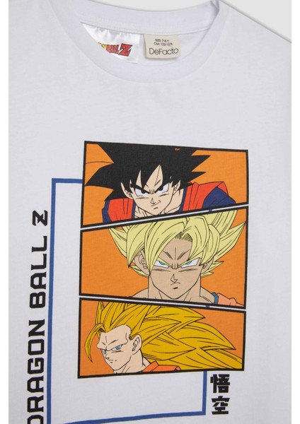 Erkek Çocuk Dragon Ball Pijama Takımı Kısa Kollu Üst Şort D2105A824SM