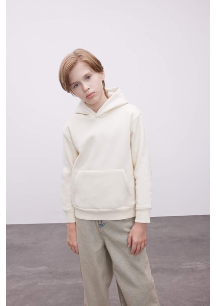 Erkek Çocuk Cepli Kapüşonlu Okul Sweatshirt C7565A824AU