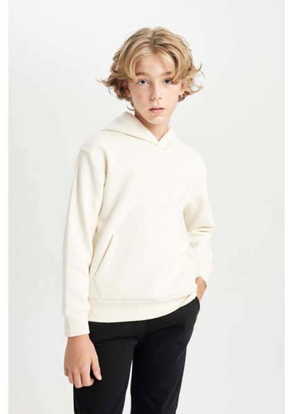 Erkek Çocuk Cepli Kapüşonlu Okul Sweatshirt C7565A824AU