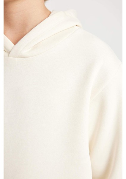 Erkek Çocuk Cepli Kapüşonlu Okul Sweatshirt C7565A824AU