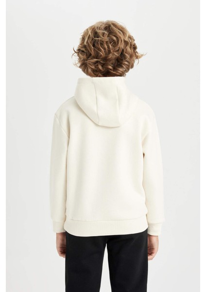 Erkek Çocuk Cepli Kapüşonlu Okul Sweatshirt C7565A824AU