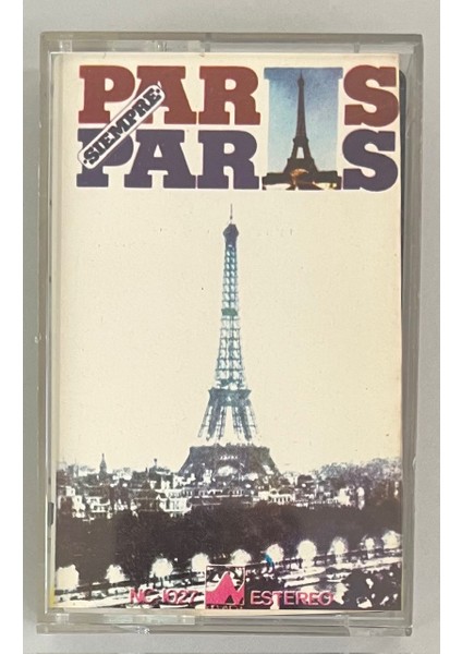 Paris Siempre Paris Kaset (Orijnal Dönem Kağıt Baskı Kaset)