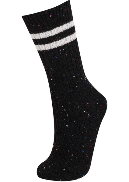 Erkek 2'li Pamuklu Kışlık Bot Çorabı D1585AXNS