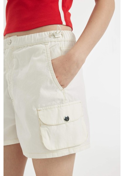 Coool %100 Pamuk Regular Fit Normal Bel Kısa Paça Gabardin Şort A3688AX24HS