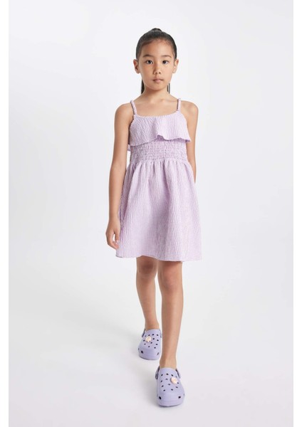 Kız Çocuk Askılı Elbise D2140A824SM