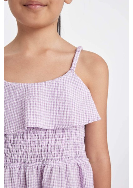 Kız Çocuk Askılı Elbise D2140A824SM