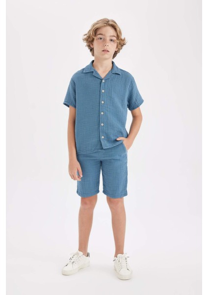 Erkek Çocuk Müslin Şort