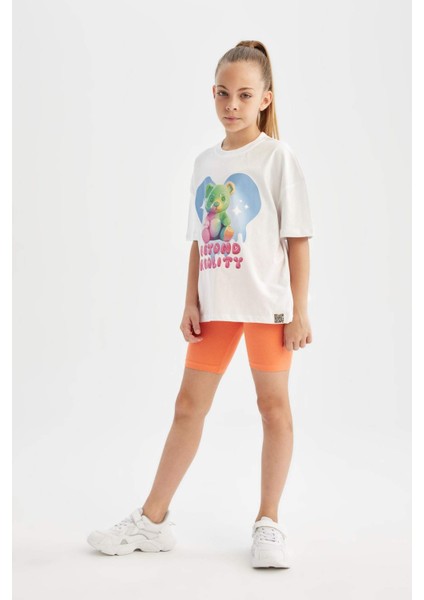 Kız Çocuk Biker Tayt