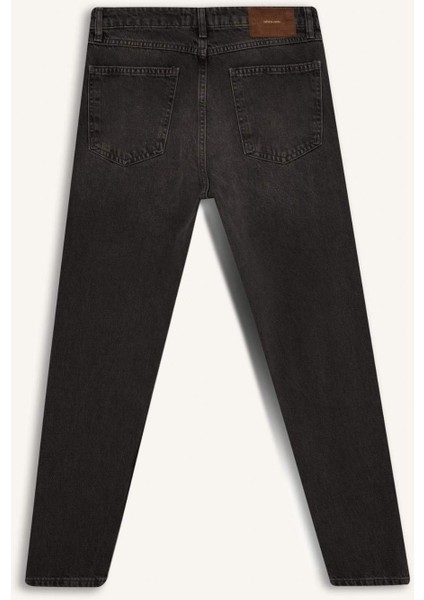 90's Slim Fit Dar Kalıp Yüksek Bel Dar Paça Jean Pantolon D1814AX24WN