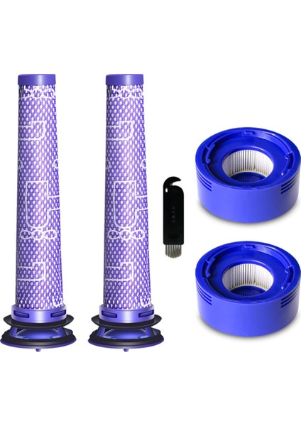 Dyson V7 V8 Hayvan ve Mutlak Kablosuz Vakum Bölüm 965661-01 ve 967478-01 Pre Hepa Filtreleri Post Filtreler Için (Yurt Dışından)