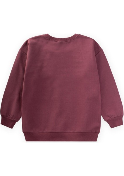 Taş Detaylı Sweatshirt 4-12 Yaş Mürdüm fiyatları