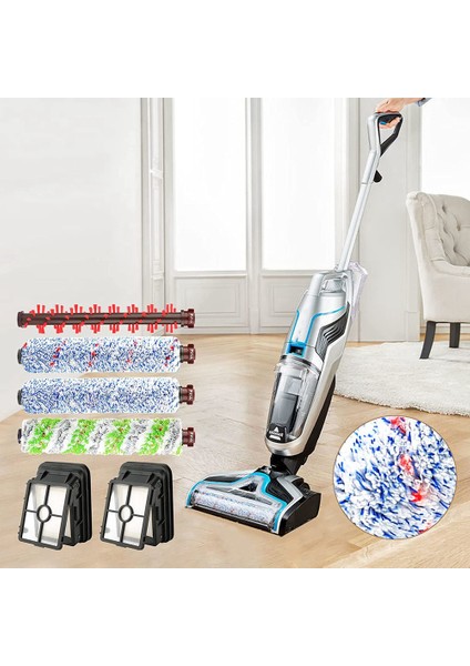 Bissell Crosswave Için Aksesuar Kiti 3&#39;ü 1 Arada, Çok Amaçlı Ana Fırça Halı Fırçası Pet Haddeleme Fırçası Zemin Fırçası Filtreleri (Yurt Dışından) fiyatları
