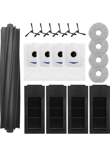 Ana Kauçuk Fırça Yan Fırça Hepa Filtreler Toz Torbaları Paspas Bezleri Ecovacs Deebot X2 X2PRO Robot Vacum (Yurt Dışından) indirimleri