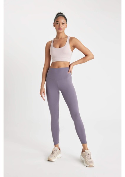 Fit Yüksek Bel Beli Saran Toparlayıcı Esnek Premium Sporcu Tayt C4564AX24AU