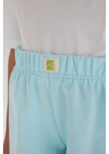 Kız Çocuk Dokuma Etiketli Şort D0907A824HS