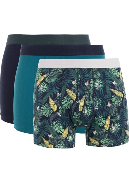 Regular Fit Baskılı 3'lü Boxer C9568AX24AU