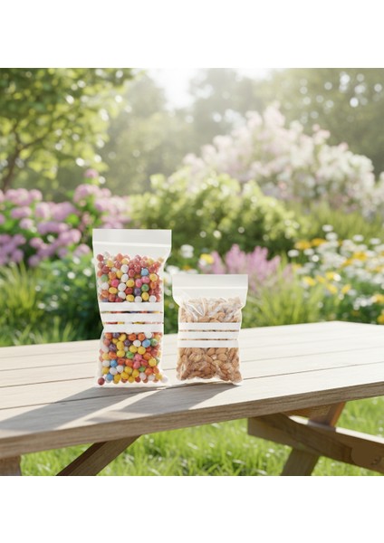 Kilitli Poşet - PE Numune Torbası - Kilitli Ağızlı - 3 Yazım Alanlı - (200 x 300 mm) - 100 Adetlik Set