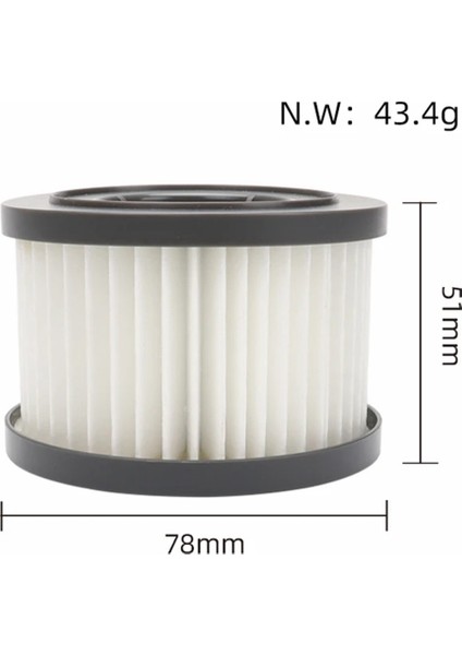 Hepa Filtreleri Set Xiaomi Jimmy H8 / H8 Pro / H8 Flex T-HPU55 Handheld Kablosuz Vakum Süpürge Yedek Parçaları (Yurt Dışından) modelleri