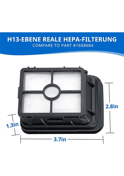 Bissell Crosswave Için Uyumlu Filtre Aksesuarları 17132,2225N, 2582N, Seri, 1866 Bissell Crosswave Için Vakum Filtresi (Yurt Dışından) modelleri