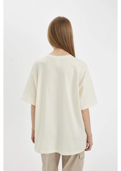 Coool Lil Wayne Oversize Geniş Kalıp Bisiklet Yaka Kısa Kollu Tişört D1163AX24SM