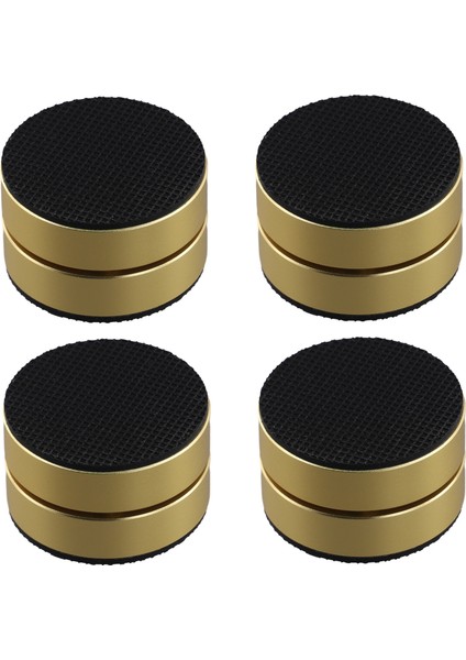 4pcs Alüminyum Alaşım Şok Emici Ayak Saplamaları, Ses Sistemi Ayak Pedleri, 3 Noktalı Çelik Bilyalı Destek Amplifikatör Taban Ayakları, B (Yurt Dışından)