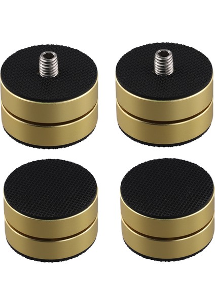 4pcs Alüminyum Alaşım Şok Emici Ayak Saplamaları, Ses Sistemi Ayak Pedleri, 3 Noktalı Çelik Bilyalı Destek Amplifikatör Taban Ayakları, B (Yurt Dışından) fiyatları