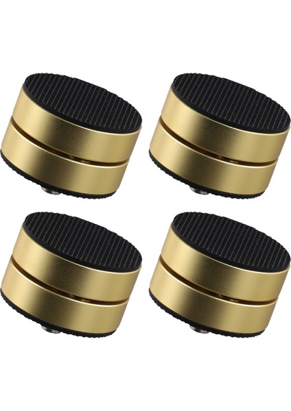 4pcs Alüminyum Alaşım Şok Emici Ayak Saplamaları, Ses Sistemi Ayak Pedleri, 3 Noktalı Çelik Bilyalı Destek Amplifikatör Taban Ayakları, B (Yurt Dışından) modelleri