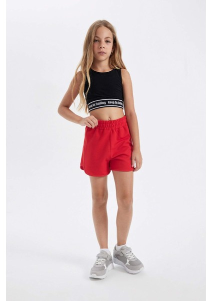 Kız Çocuk Baskılı Şort D2010A824SM