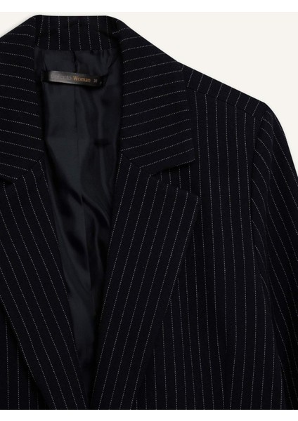 Oversize Geniş Kalıp Kruvaze Yaka Blazer Ceket A4173Ax24Au